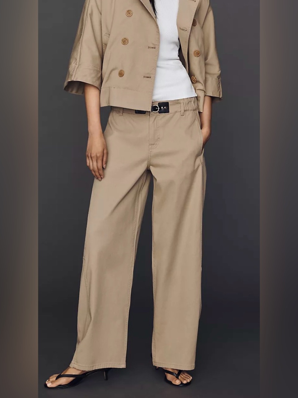 Anthropologie Maeve Buckle Heritage Pants